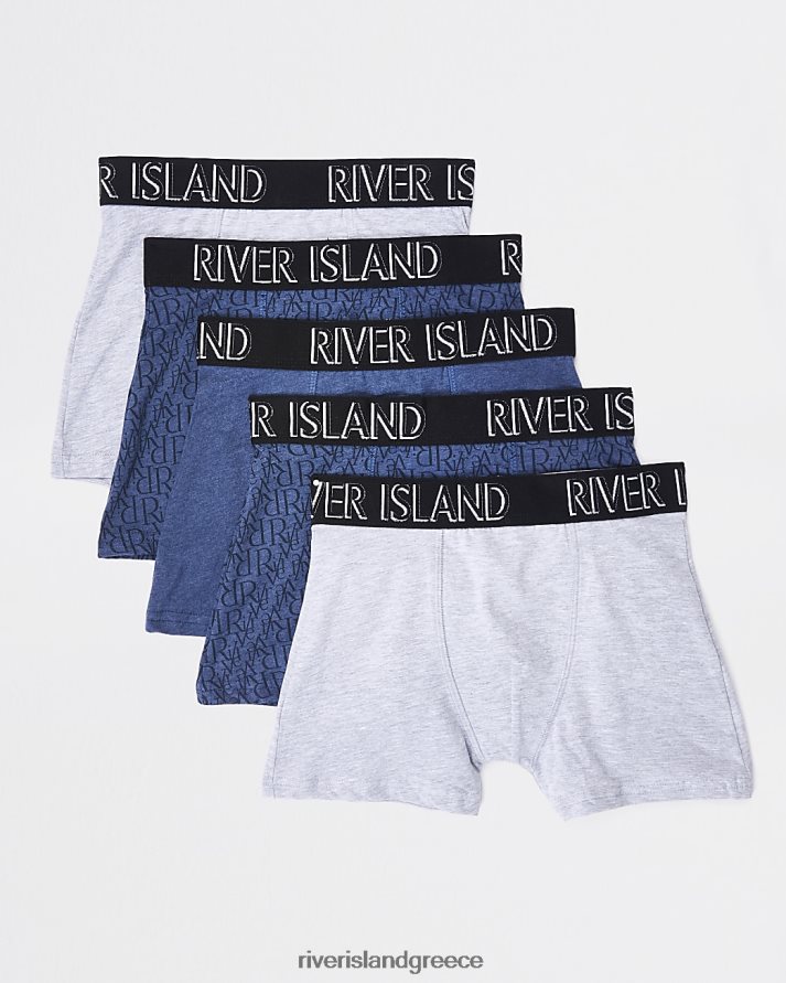 River Island αξεσουάρ ΠΟΛΕΜΙΚΟ ΝΑΥΤΙΚΟ αγόρια b ri boxers 5 pack B6N8X6940