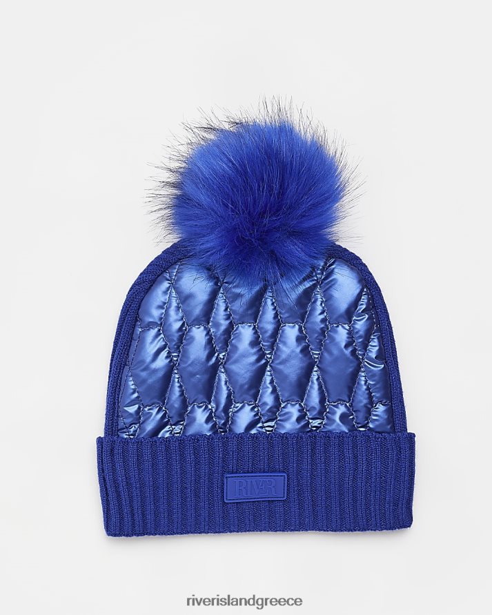 River Island αξεσουάρ ΠΟΛΕΜΙΚΟ ΝΑΥΤΙΚΟ αγόρια β καπιτονέ πομ πομ νάιλον καπέλο B6N8X6973