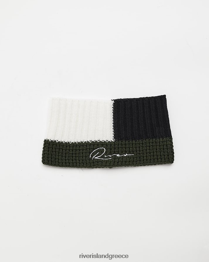 River Island αξεσουάρ μαύρος αγόρια mb έγχρωμο μπλοκ snood B6N8X6865