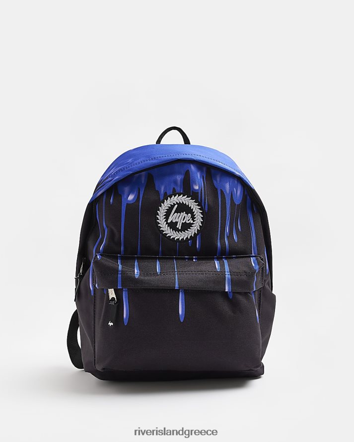 River Island αξεσουάρ μαύρος αγόρια b hype ink σακίδιο B6N8X3702