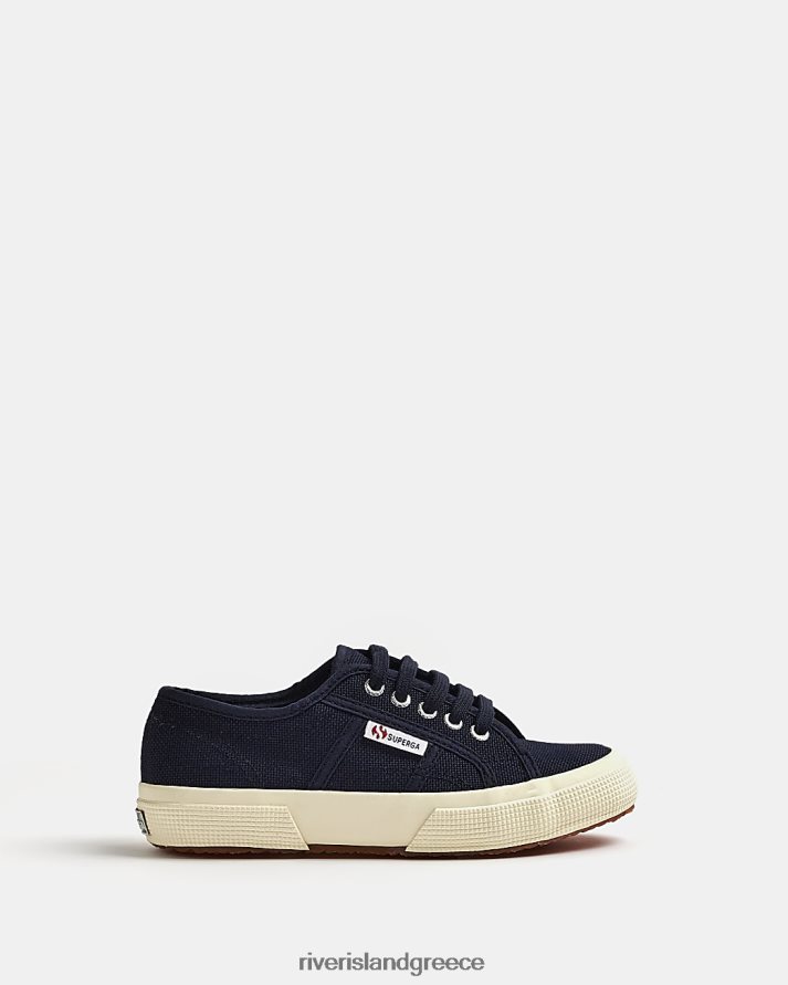 River Island είδη υπόδησης ΠΟΛΕΜΙΚΟ ΝΑΥΤΙΚΟ αγόρια β σούπεργκα κορδόνια σε καμβά B6N8X7007