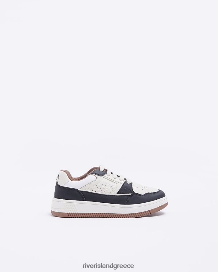 River Island είδη υπόδησης καφέ αγόρια b pu μπλοκ προπονητές B6N8X6821