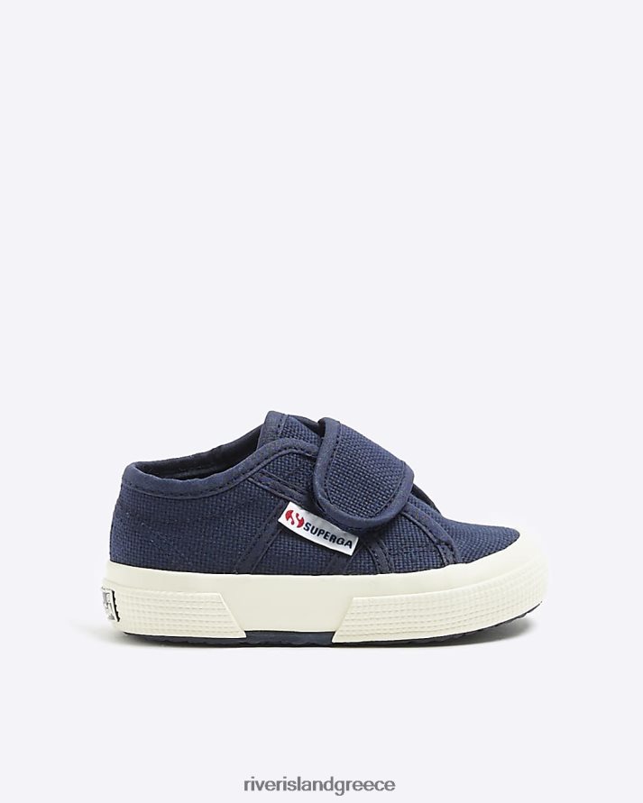 River Island είδη υπόδησης ΠΟΛΕΜΙΚΟ ΝΑΥΤΙΚΟ αγόρια mb superga velcro trainers B6N8X7001
