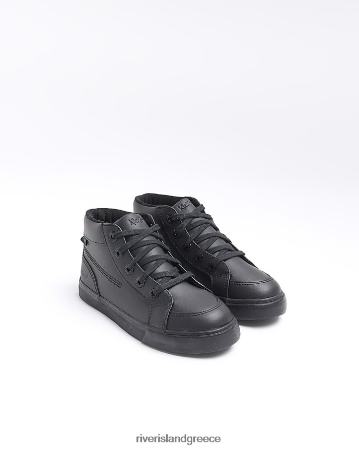 River Island είδη υπόδησης μαύρος αγόρια b kickers tovni hi lace up παπούτσια B6N8X6991