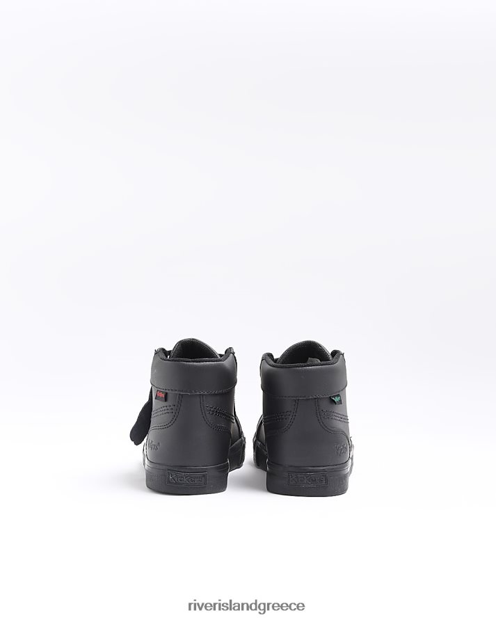 River Island είδη υπόδησης μαύρος αγόρια b kickers tovni hi lace up παπούτσια B6N8X6991