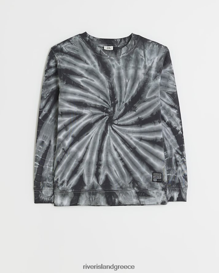 River Island ενδύματα άσπρο αγόρια β φούτερ βαφής B6N8X6863