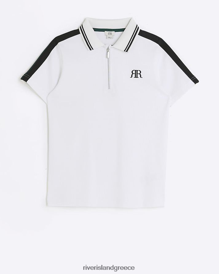 River Island ενδύματα άσπρο αγόρια β μαγνητό πόλο B6N8X6794