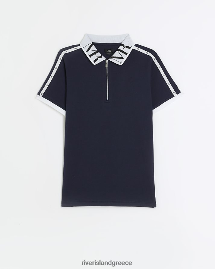 River Island ενδύματα ΠΟΛΕΜΙΚΟ ΝΑΥΤΙΚΟ αγόρια b maison riviera zip polo B6N8X3662