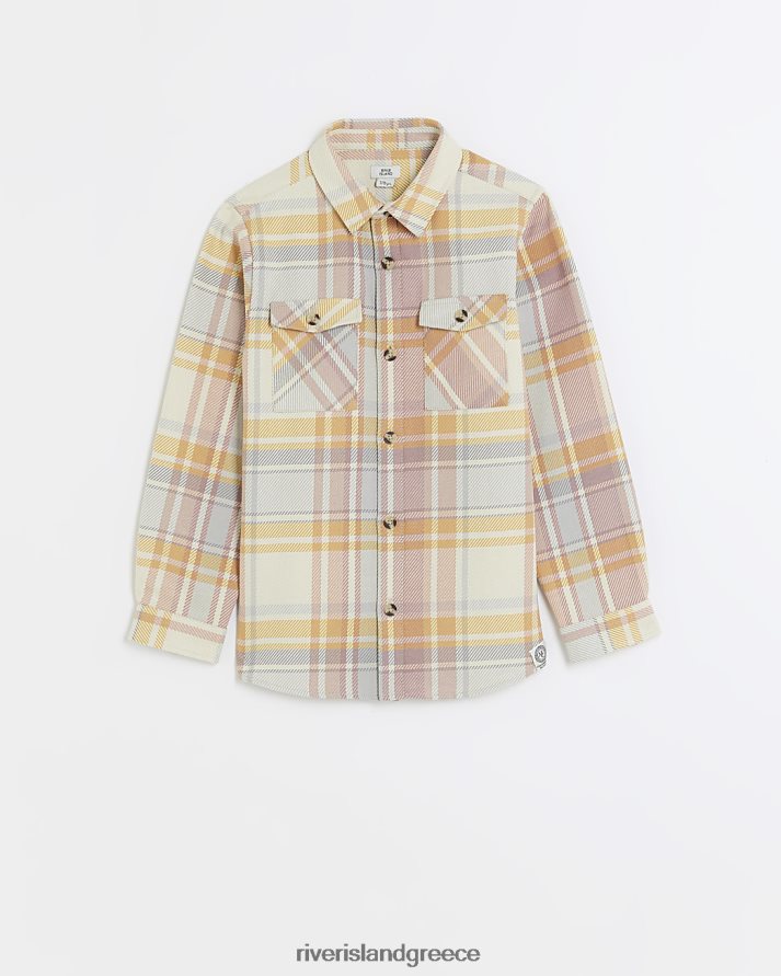 River Island ενδύματα μπεζ αγόρια β μακρυμάνικο τσέπη τσάντα B6N8X6902