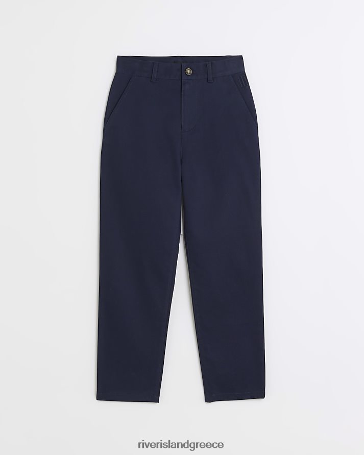 River Island ενδύματα ΠΟΛΕΜΙΚΟ ΝΑΥΤΙΚΟ αγόρια b ελαστικό παντελόνι chino B6N8X6808