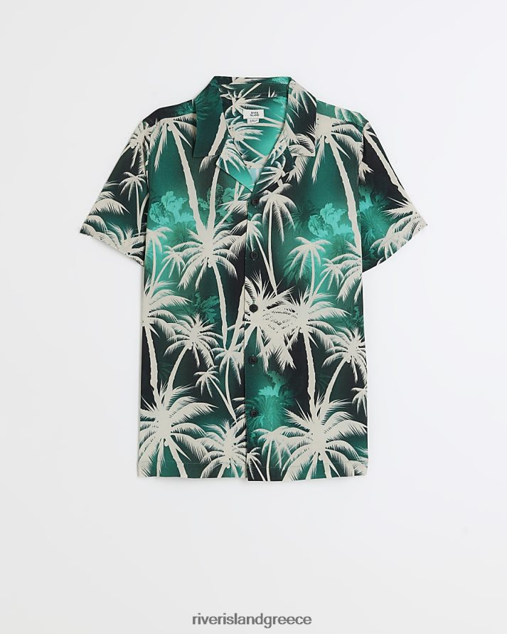 River Island ενδύματα πράσινος αγόρια β πουκάμισο φοίνικα B6N8X3665
