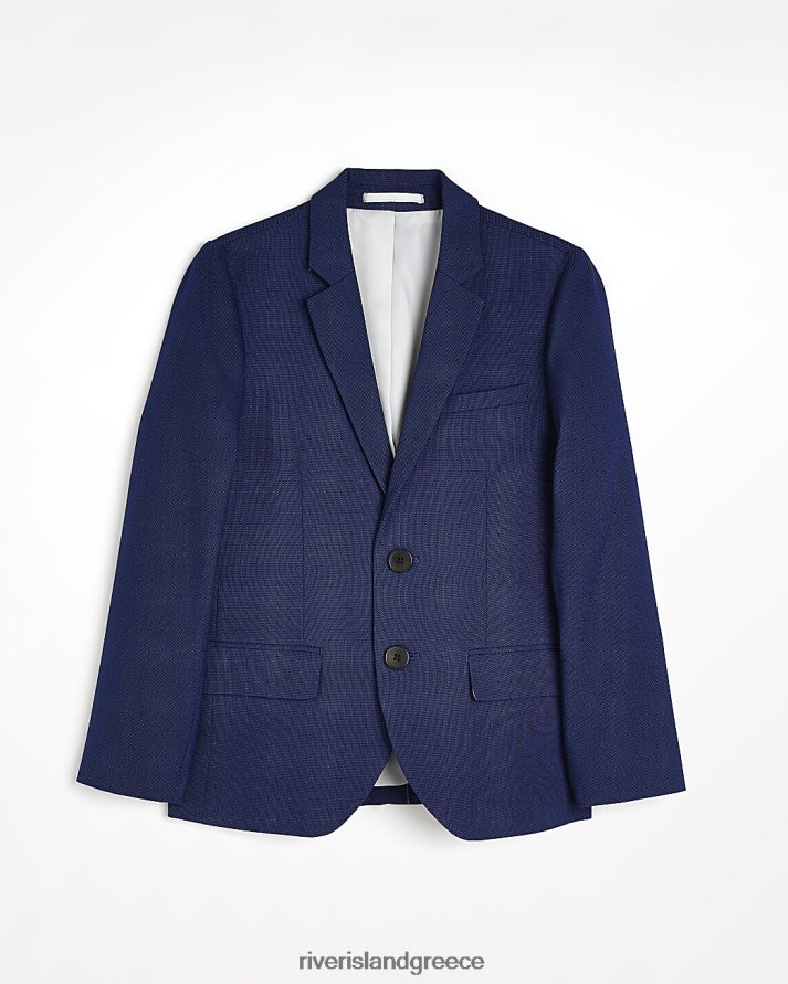 River Island ενδύματα μπλε αγόρια β σακάκι κοστούμι B6N8X6930