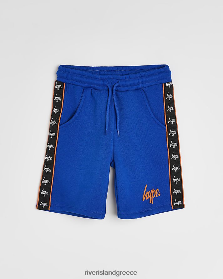River Island ενδύματα μπλε αγόρια b hype σορτς με λογότυπο B6N8X7016