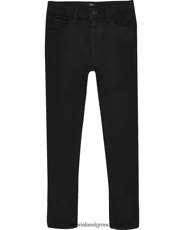 River Island ενδύματα μαύρος αγόρια b spray σε στενό τζιν B6N8X6939