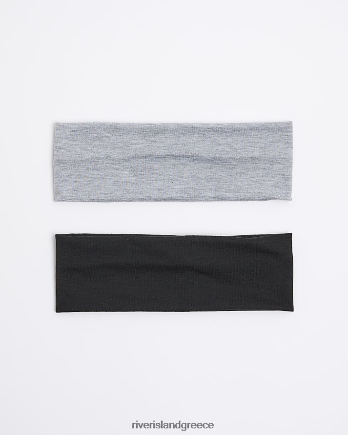 River Island αξεσουάρ μαύρος γυναίκες πολυσυσκευασία κεφαλόδεσμου B6N8X4108