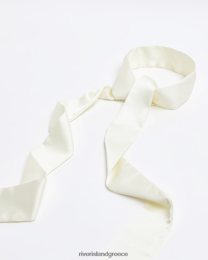 River Island αξεσουάρ κρέμα γυναίκες σατέν μαντήλι B6N8X1518