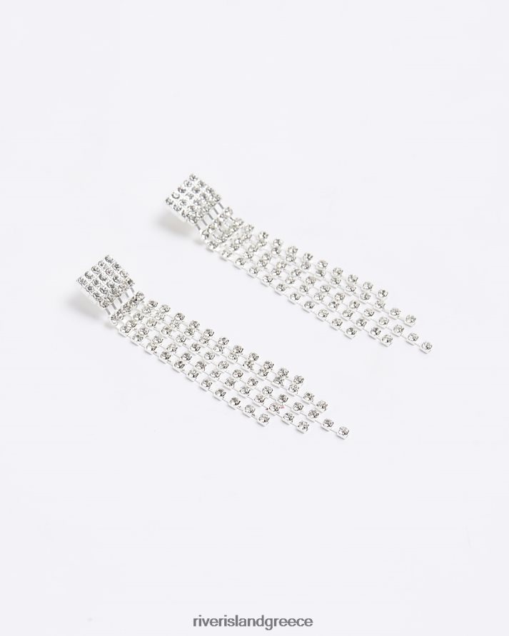 River Island αξεσουάρ ασήμι γυναίκες πέτρινα σκουλαρίκια B6N8X4148