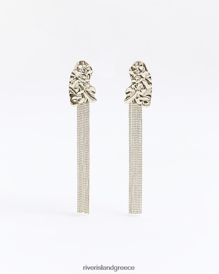 River Island αξεσουάρ χρυσός γυναίκες σκουλαρίκια ντραπέ B6N8X4274