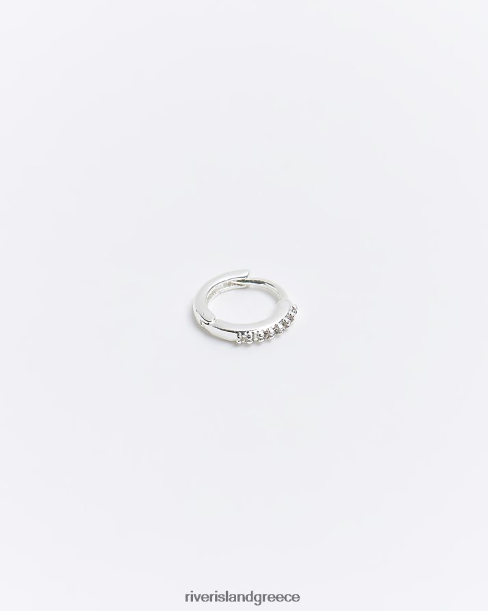 River Island αξεσουάρ ασήμι γυναίκες πέτρινο σκουλαρίκι κρίκερ B6N8X4531