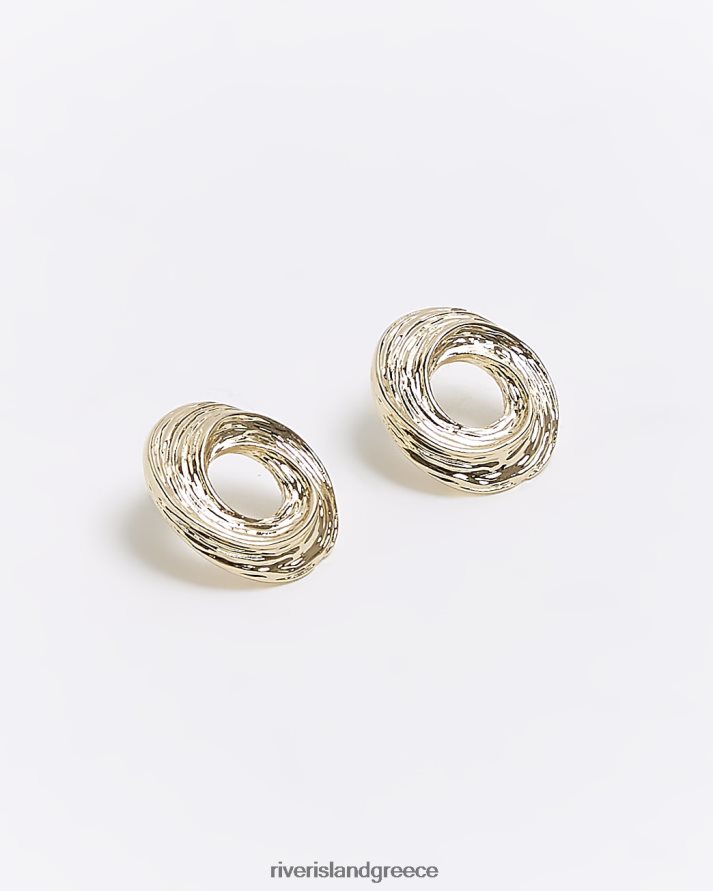 River Island αξεσουάρ χρυσός γυναίκες σπειροειδή καρφωτά σκουλαρίκια B6N8X4540