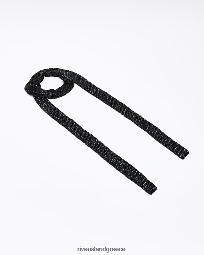 River Island αξεσουάρ μαύρος γυναίκες κολιέ με χάντρες B6N8X4542