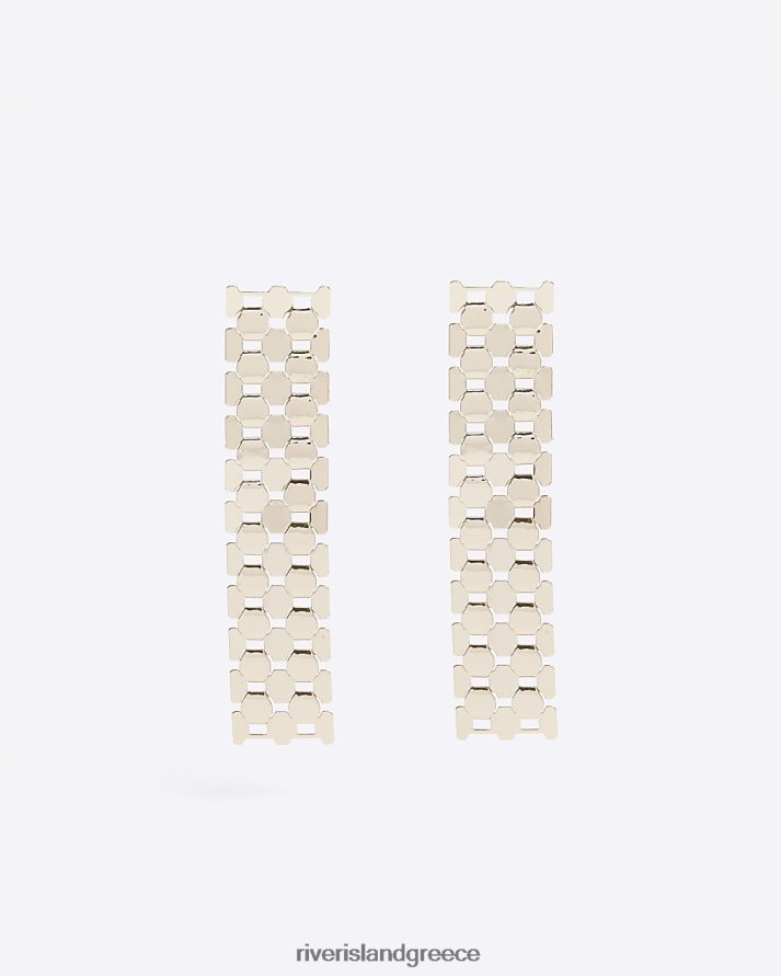 River Island αξεσουάρ χρυσός γυναίκες σκουλαρίκια με αλυσίδα B6N8X4847