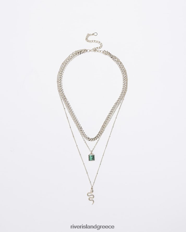 River Island αξεσουάρ χρυσός γυναίκες κολιέ με πολλές αλυσίδες B6N8X4850