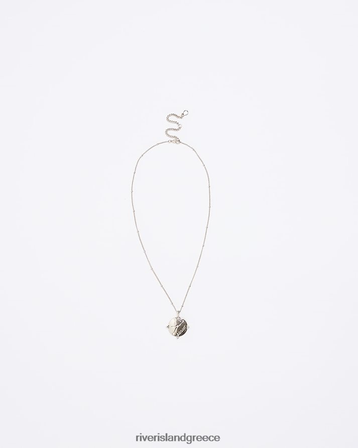 River Island αξεσουάρ χρυσός γυναίκες κολιέ υπογράφουν τον καρκίνο B6N8X4851