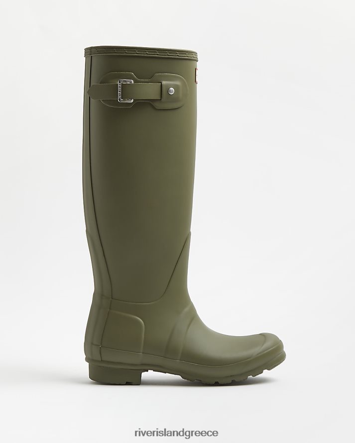 River Island είδη υπόδησης χακί γυναίκες μπότες hunter Wellington B6N8X2204