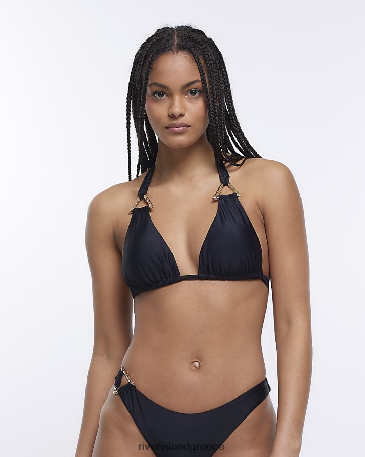 River Island ενδύματα μαύρος γυναίκες τρίγωνο μπικίνι B6N8X1687