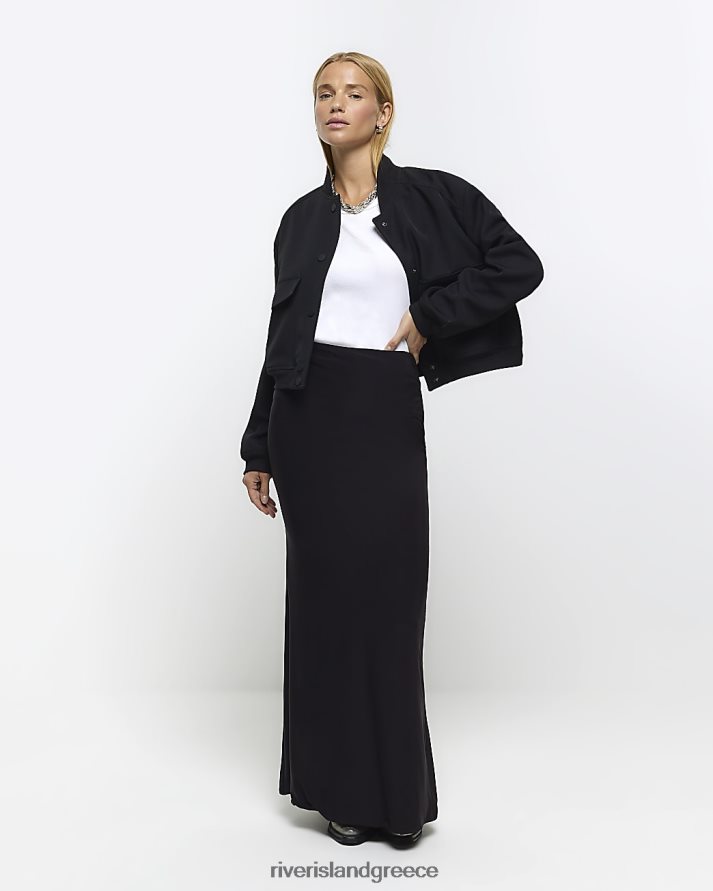 River Island ενδύματα μαύρος γυναίκες μάξι φούστα γοργόνα B6N8X179