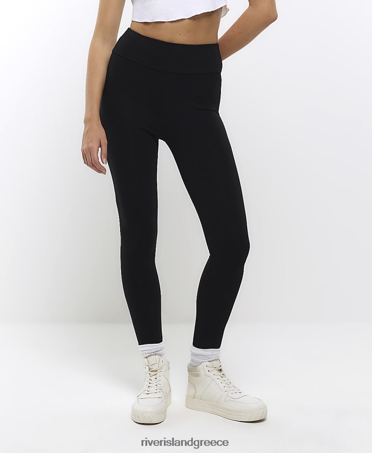 River Island ενδύματα μαύρος γυναίκες ψηλόμεσο κολάν B6N8X3741