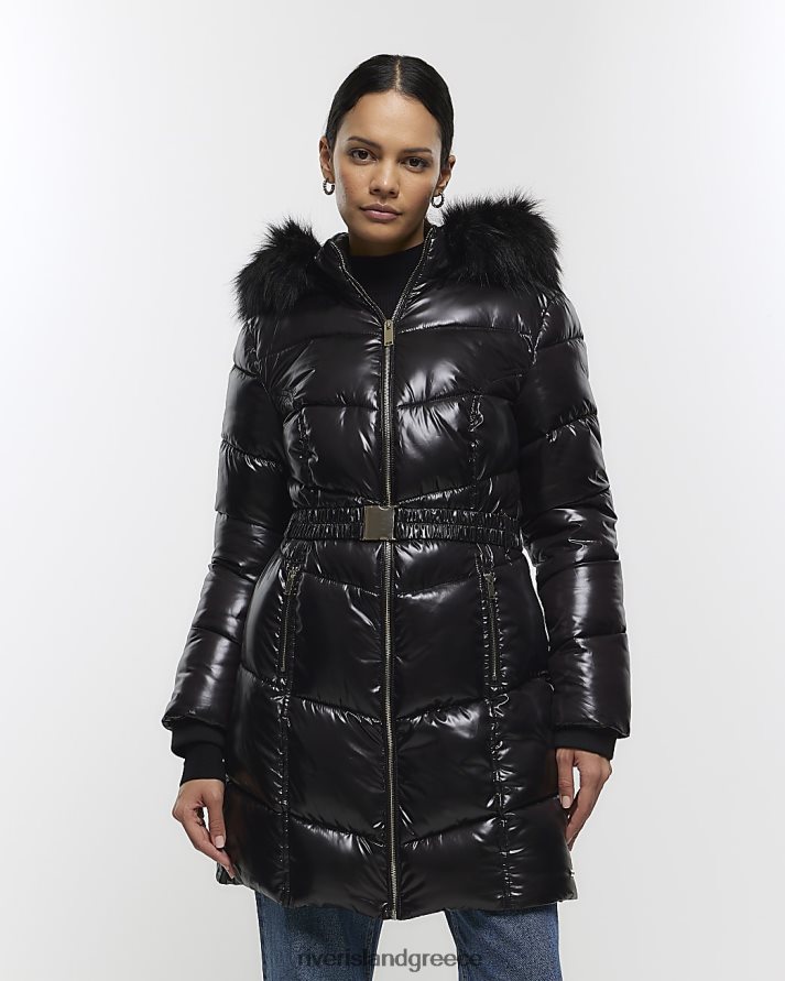 River Island ενδύματα μαύρος γυναίκες εφαρμοστό σακάκι με επένδυση B6N8X65