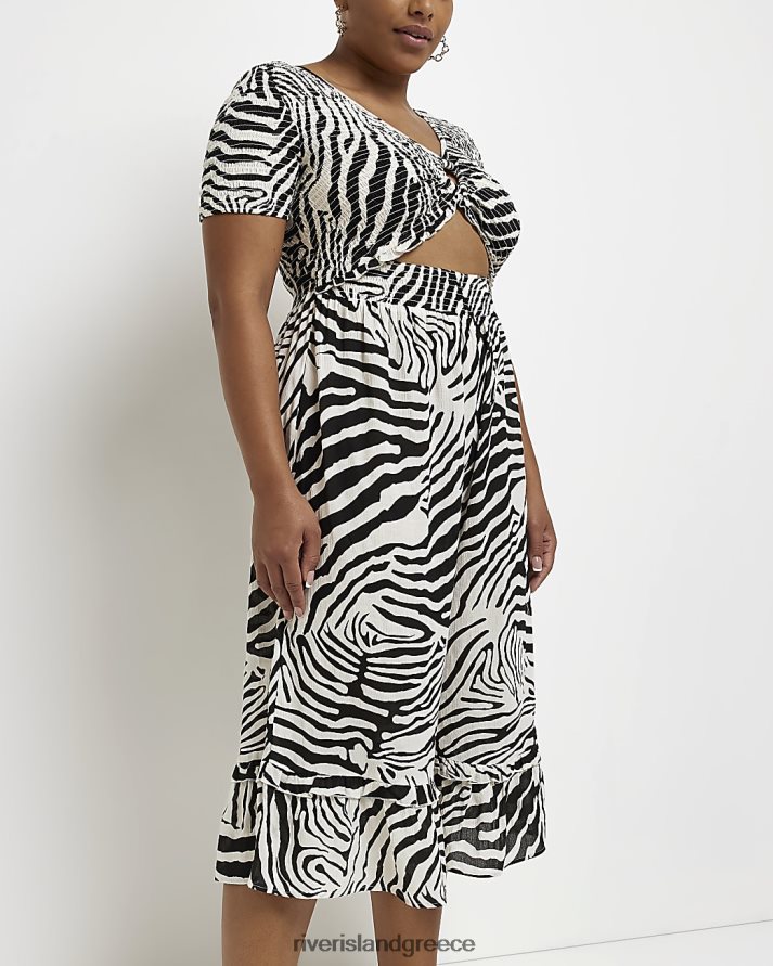 River Island ενδύματα αποτύπωμα ζώου γυναίκες συν ολόσωμη φόρμα palazzo B6N8X5145