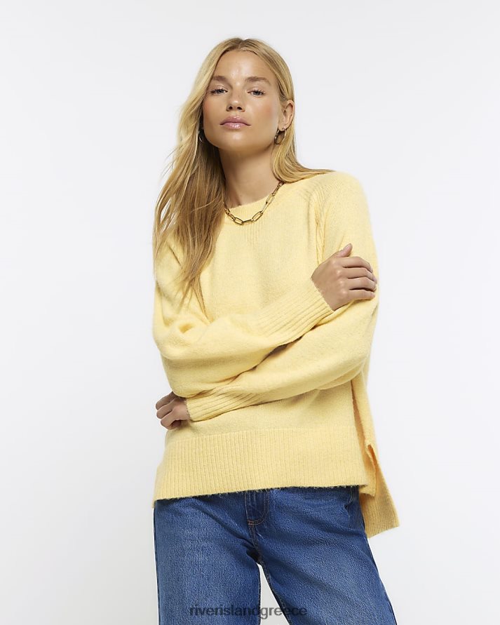 River Island ενδύματα κίτρινος γυναίκες πλεκτό jumper B6N8X125