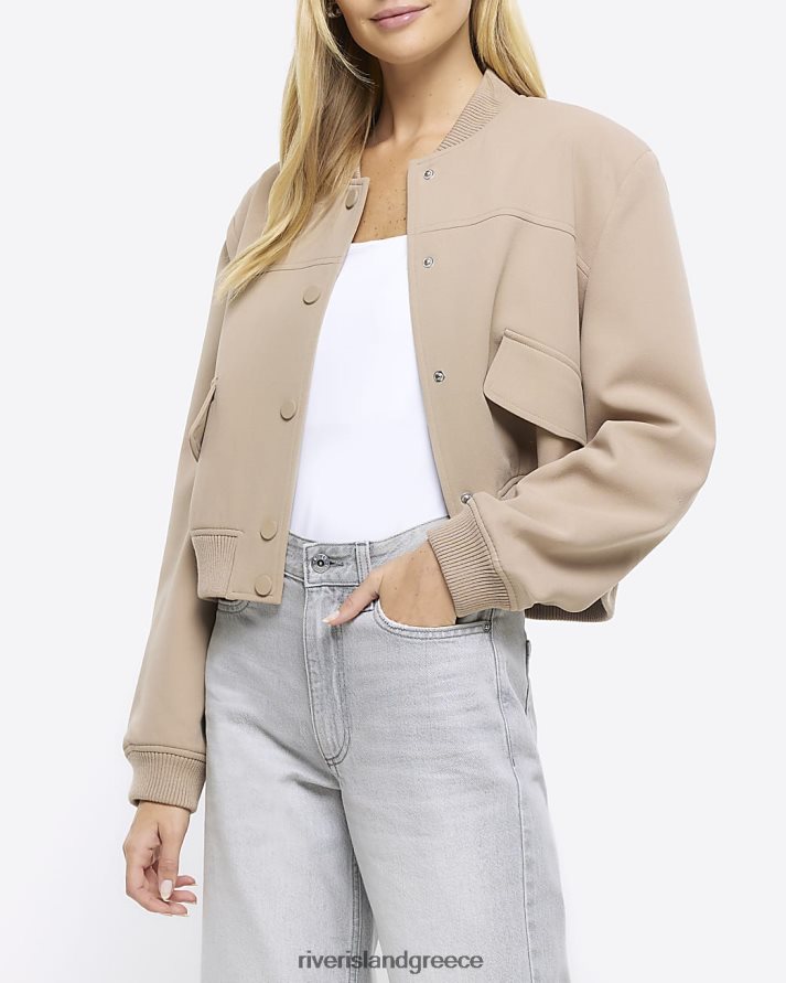 River Island ενδύματα άσπρο γυναίκες φορμάκι με τετράγωνο λαιμό B6N8X389