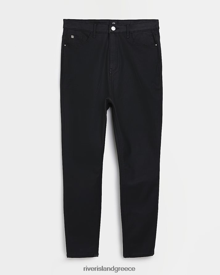 River Island ενδύματα μαύρος γυναίκες συν ψηλόμεσο στενό τζιν B6N8X5217