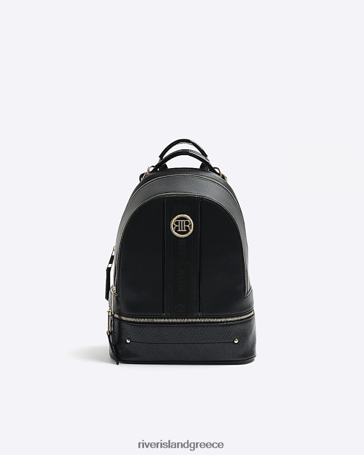 River Island αξεσουάρ μαύρος γυναίκες σακίδιο πλάτης με ιμάντες B6N8X1354