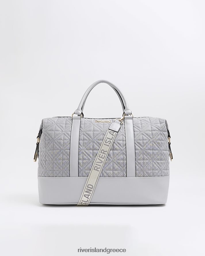 River Island αξεσουάρ γκρί γυναίκες duffel weekender τσάντα B6N8X459