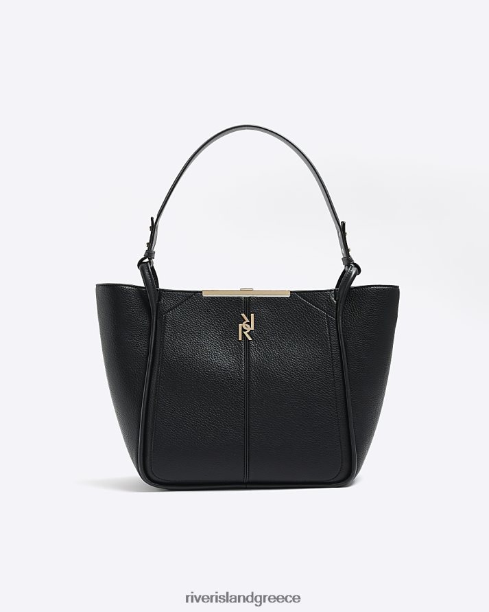 River Island αξεσουάρ μαύρος γυναίκες τσάντα αγορών B6N8X1181