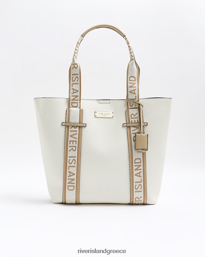 River Island αξεσουάρ κρέμα γυναίκες ri shopper bag B6N8X1460