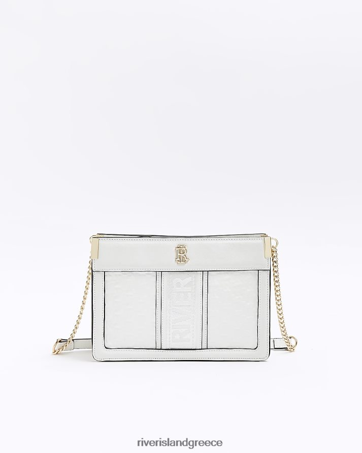 River Island αξεσουάρ άσπρο γυναίκες τσάντα χιαστί B6N8X4709