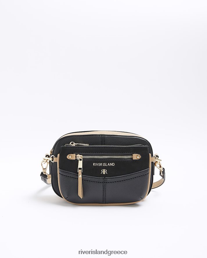 River Island αξεσουάρ μαύρος γυναίκες μικρή χιαστί τσάντα B6N8X522