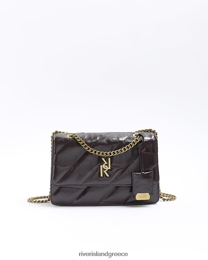 River Island αξεσουάρ το κόκκινο γυναίκες καπιτονέ τσάντα ώμου B6N8X1068