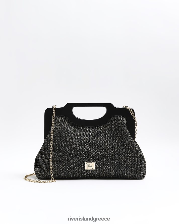 River Island αξεσουάρ μαύρος γυναίκες τσάντα συμπλέκτη B6N8X4652