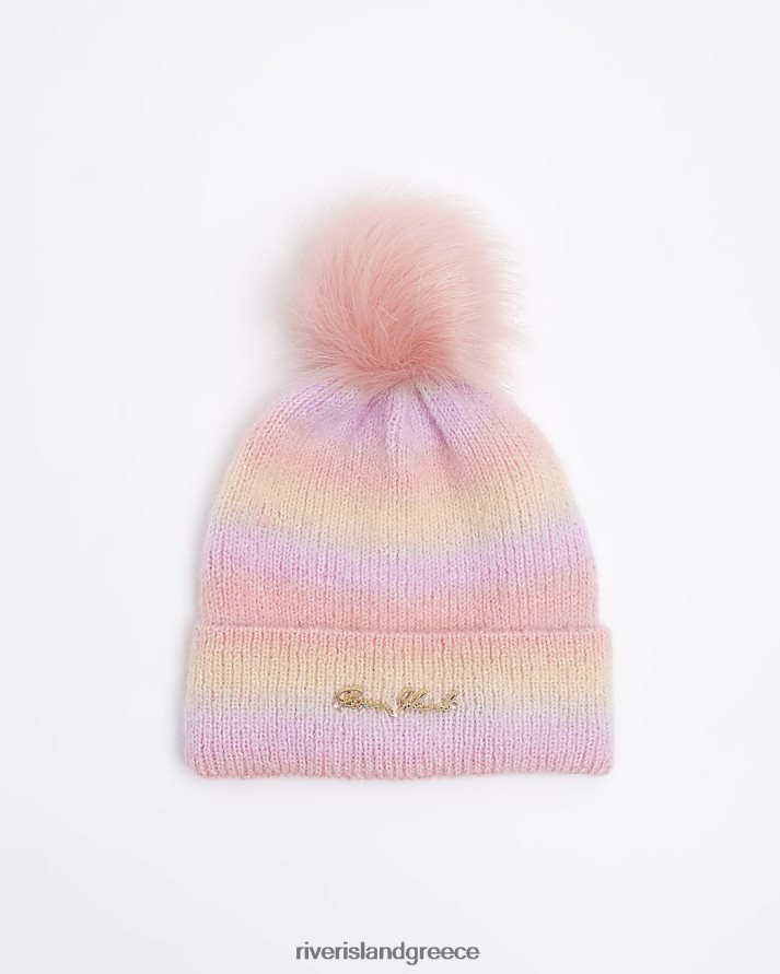 River Island αξεσουάρ ροζ κορίτσια g ηλιοβασίλεμα ombre καπέλο B6N8X6453