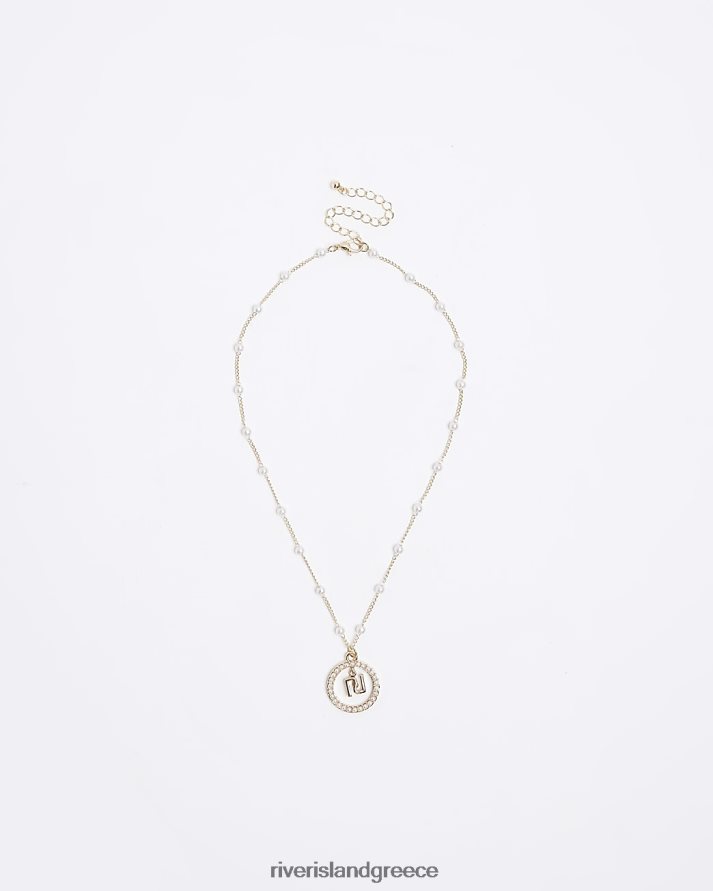 River Island αξεσουάρ χρυσός κορίτσια g κολιέ νομίσματος B6N8X6404