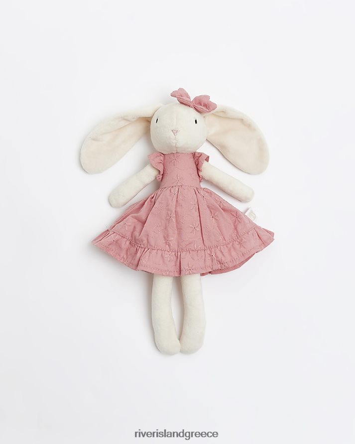 River Island αξεσουάρ ροζ κορίτσια παιχνίδι φόρεμα λαγουδάκι B6N8X6438