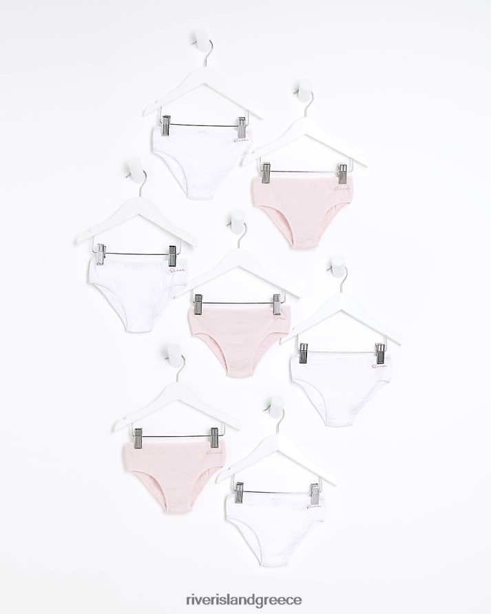 River Island αξεσουάρ άσπρο κορίτσια σλιπ mg 7 συσκευασίες B6N8X6741