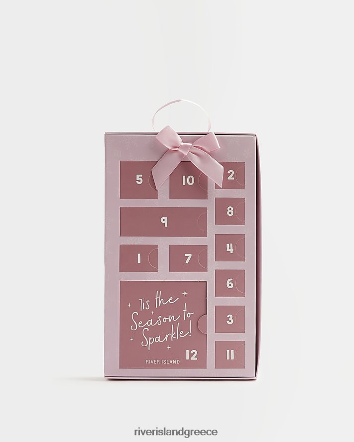 River Island αξεσουάρ ροζ κορίτσια g ri κοσμήματα χριστουγεννιάτικο ημερολόγιο B6N8X6449